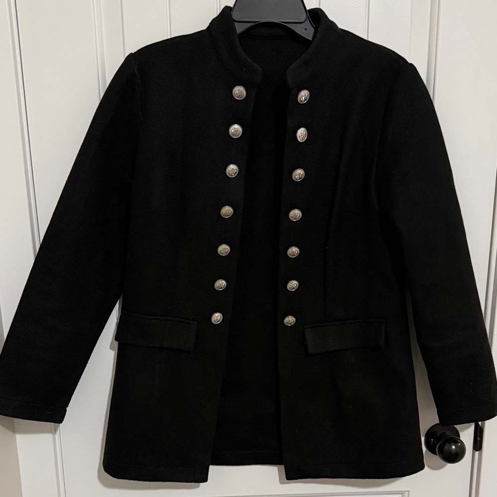 Black Military Style Jacket